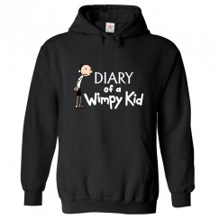 Diary Of a Wimpy Kid Classic Unisex Kids and Adults Pullover Hoodie For Fiction Book Series Lovers								 									 									
